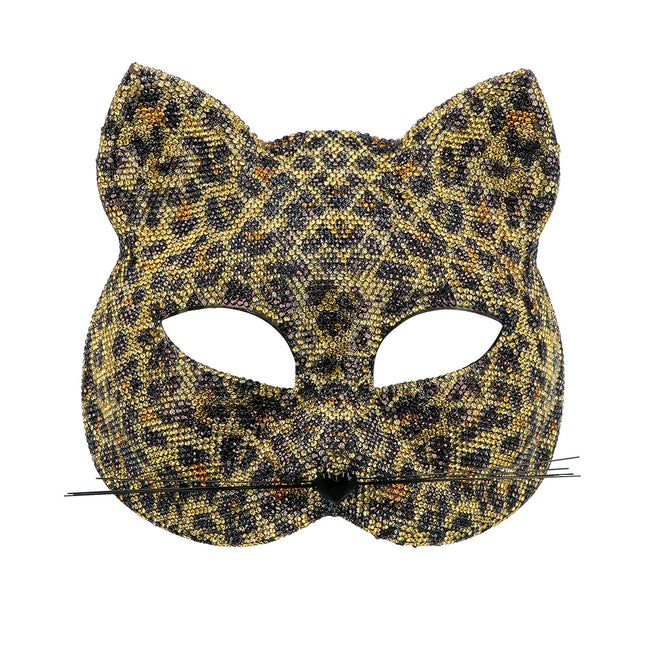 Mezza maschera Diamond Cat