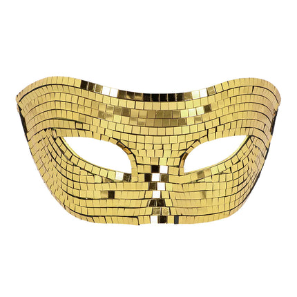 Maschera occhi Disco Gold