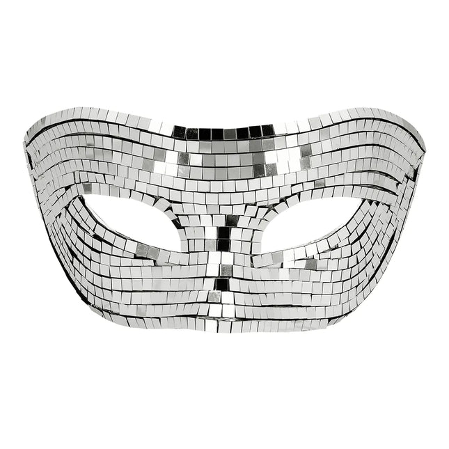 Maschera per gli occhi Disco Silver