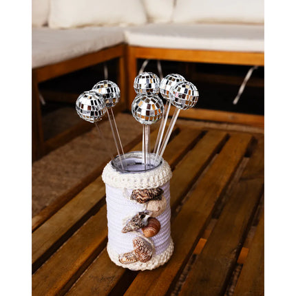 Set di 6 bastoncini Discoball (20 cm)