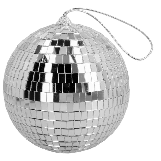 Discoball argento 15 cm