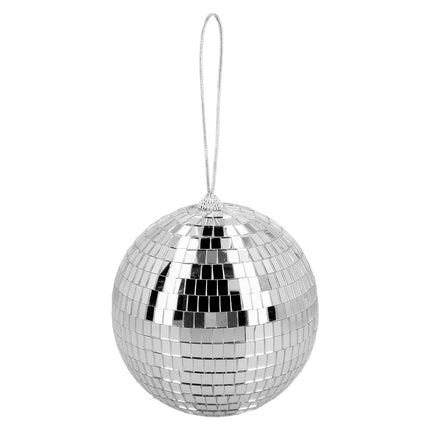 Discoball argento 15 cm