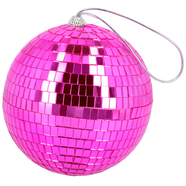 Discoball rosa 15 cm