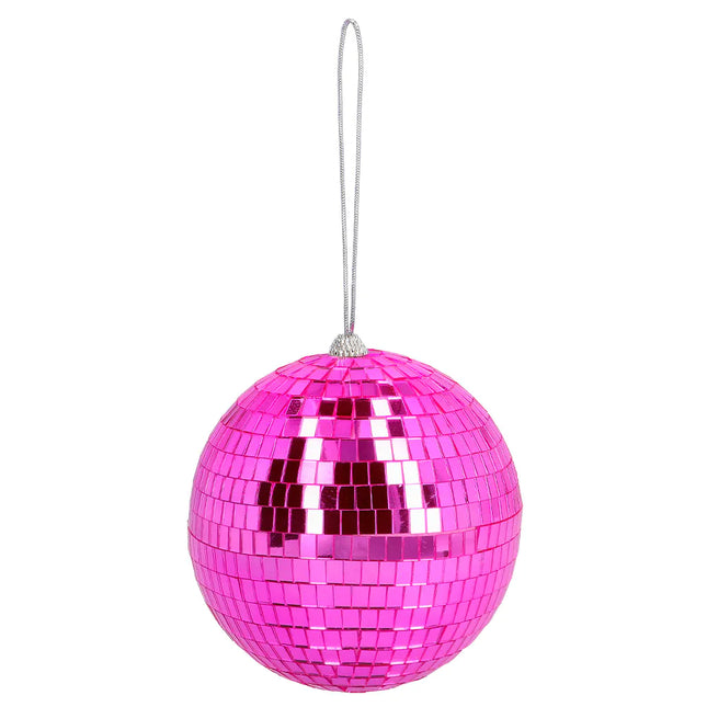 Discoball rosa 15 cm