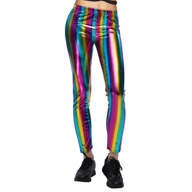 Legging Metallic Rainbow