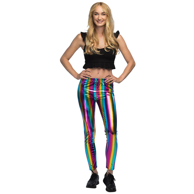 Legging Metallic Rainbow