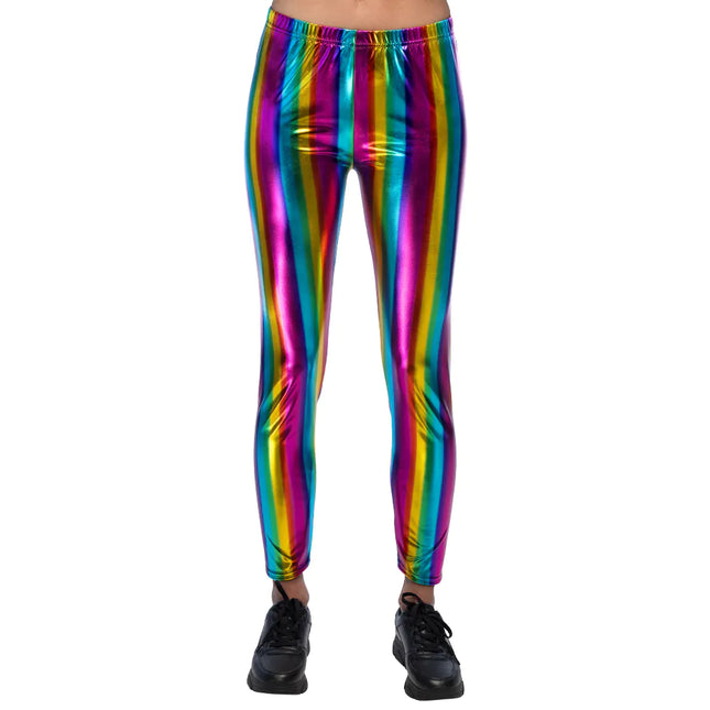 Legging Metallic Rainbow