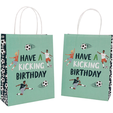 Sacchetti regalo - Calcio fantastico - 20 x 27 cm - 6 pezzi