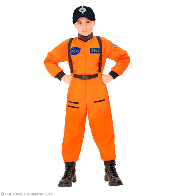 Costume da astronauta arancione per bambino