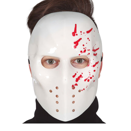 Maschera da hockey insanguinata per Halloween