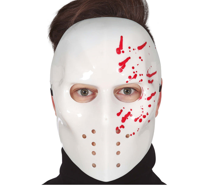 Maschera da hockey insanguinata per Halloween