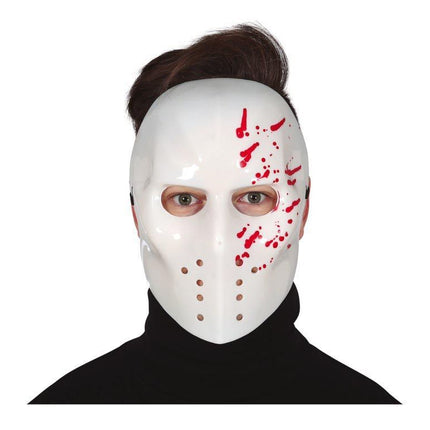 Maschera da hockey insanguinata per Halloween