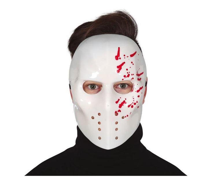 Maschera da hockey insanguinata per Halloween