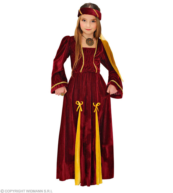 Costume da principessa medievale per bambina