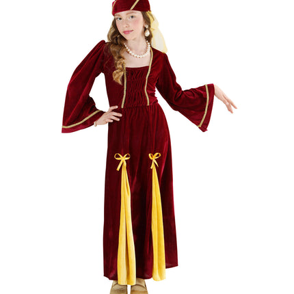 Costume da principessa medievale per bambina