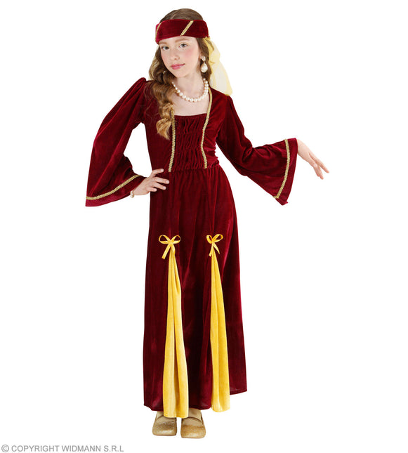 Costume da principessa medievale per bambina