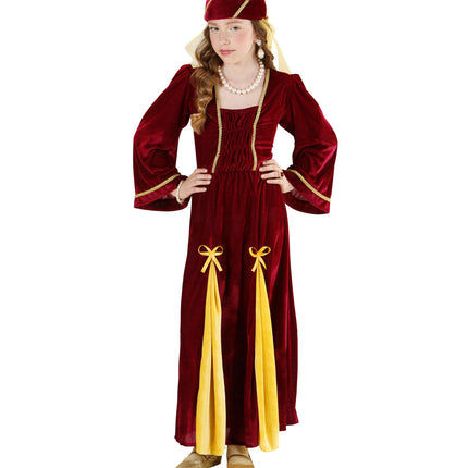 Costume da principessa medievale per bambina