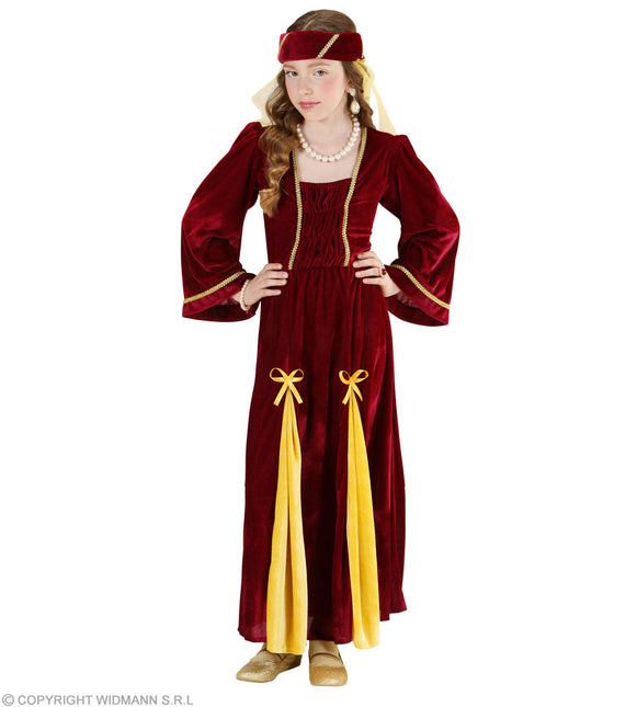 Costume da principessa medievale per bambina