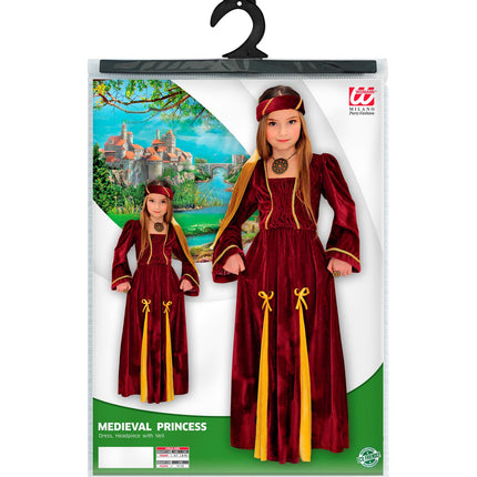 Costume da principessa medievale per bambina