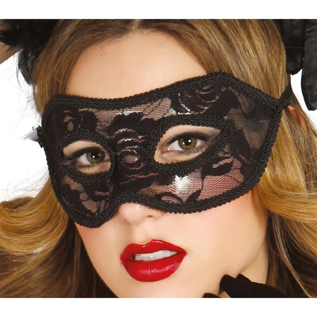 Maschera Pizzo Nero