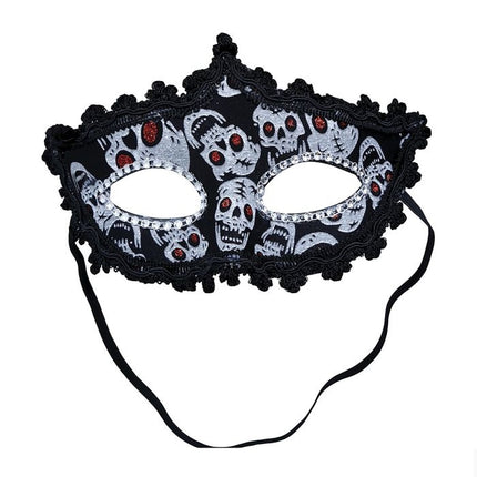 Maschera per occhi di Halloween Testa di Morte