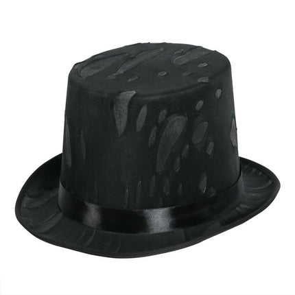 Ragnatele di Halloween con cappello alto