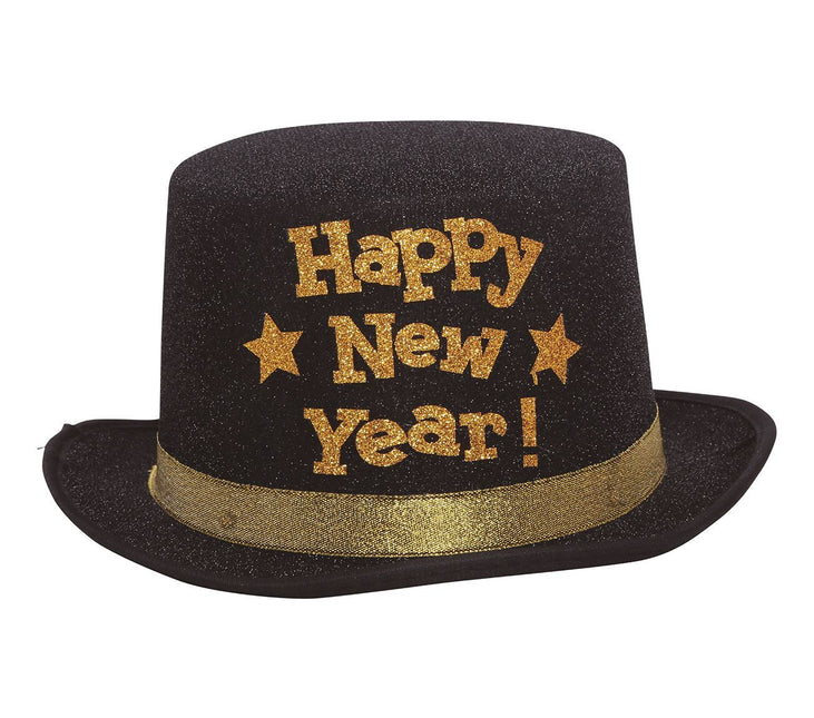 Cappello Buon Anno Oro Nero