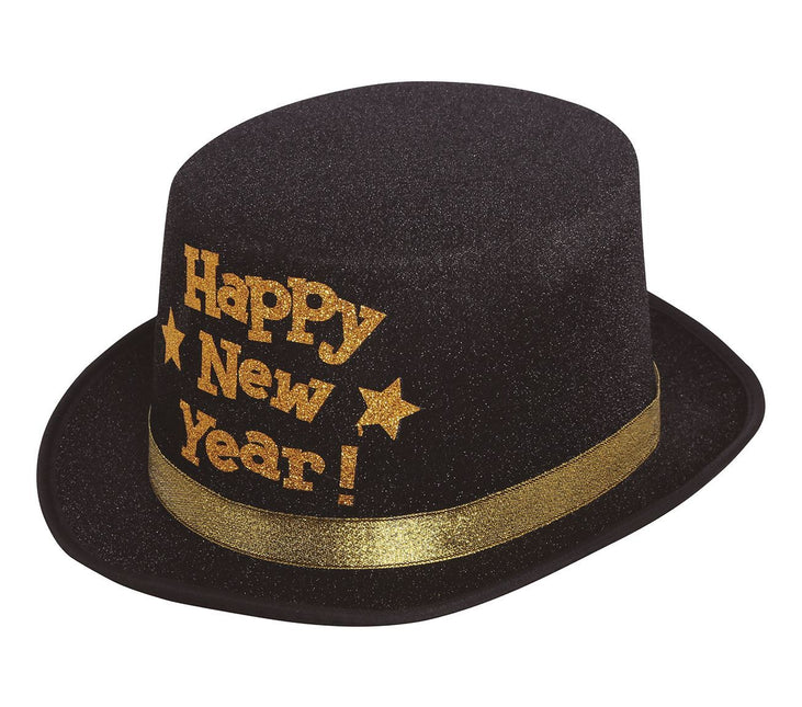 Cappello Buon Anno Oro Nero