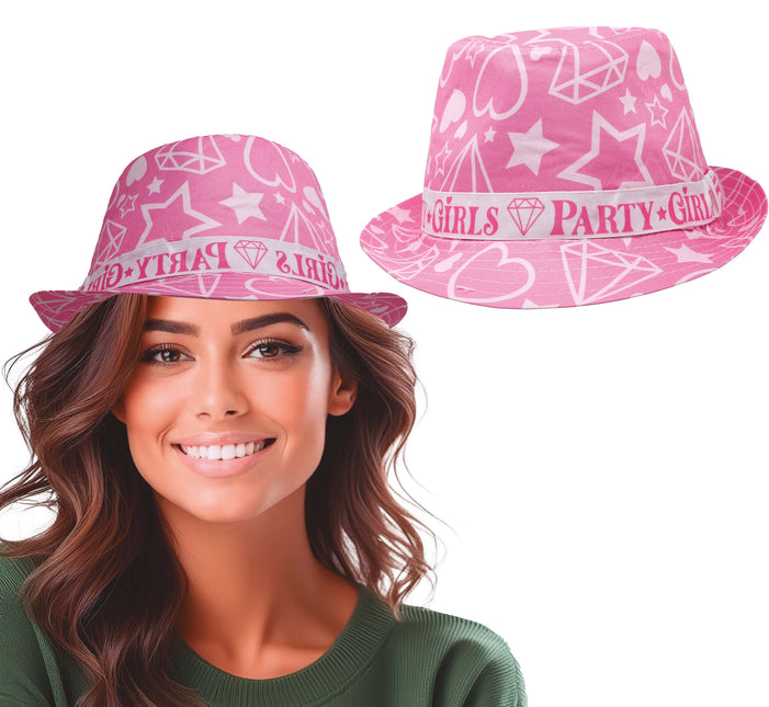 Cappello estivo rosa per bambine, adulti