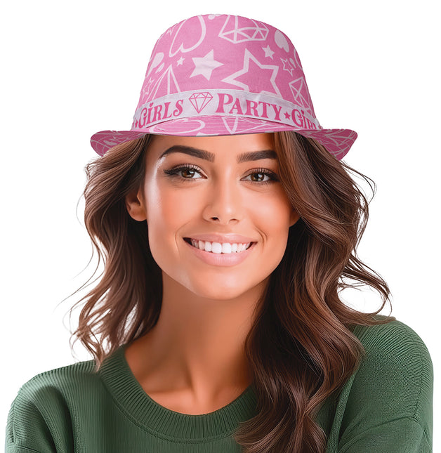 Cappello estivo rosa per bambine, adulti