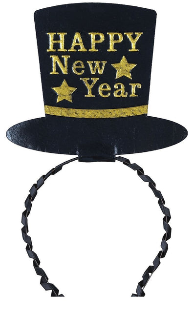 Cerchietto d'oro per capelli Happy New Year