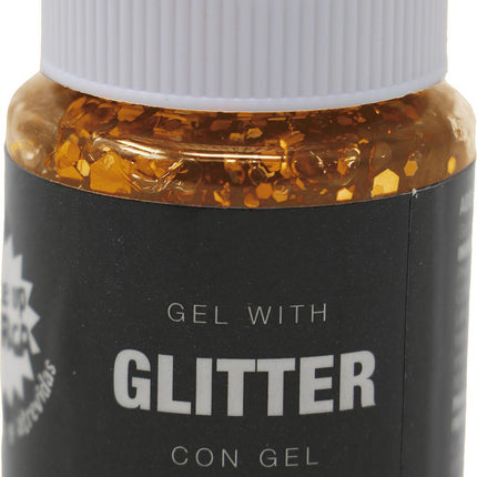 Gel glitterato arancione 20g