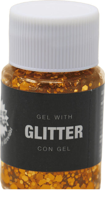 Gel glitterato arancione 20g