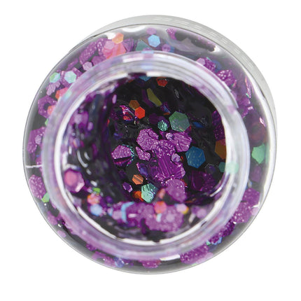 Gel glitterato viola 20g