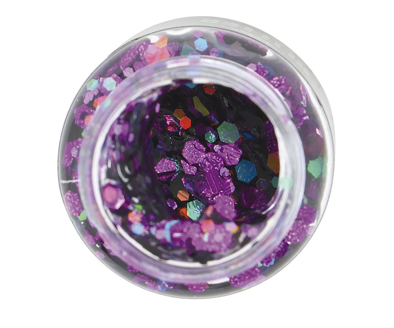 Gel glitterato viola 20g