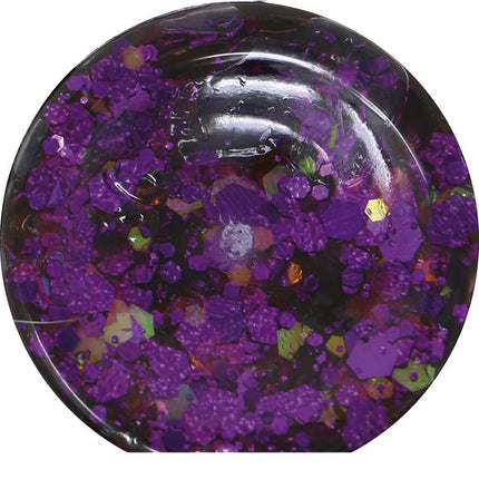 Gel glitterato viola 20g