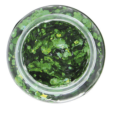 Gel glitterato verde scuro 20g