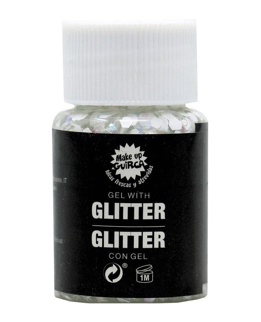 Gel glitterato bianco 20g