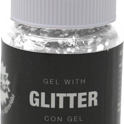 Gel glitterato bianco 20g