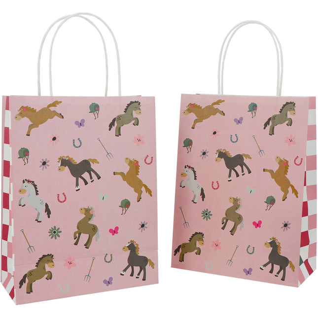 Sacchetti regalo - Happy Horses - 20 x 27 cm - 6 pezzi