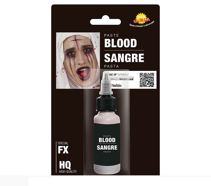 Bottiglia di pasta di sangue finto 50gr