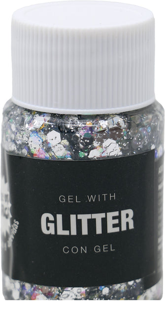 Gel glitterato argento