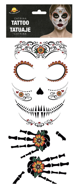 Adesivi viso Dia De Los Muertos 30x14 cm