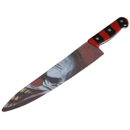 Coltello finto da clown 37 cm