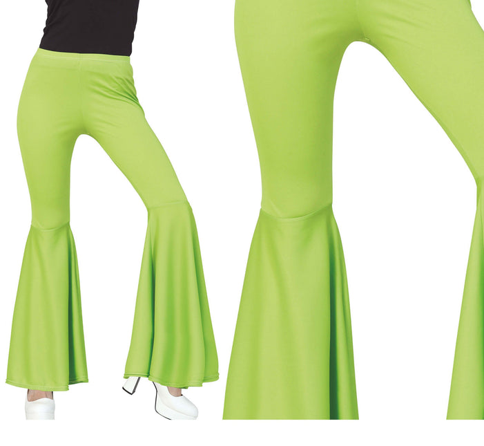 Pantaloni Disco 70S Verde Donna