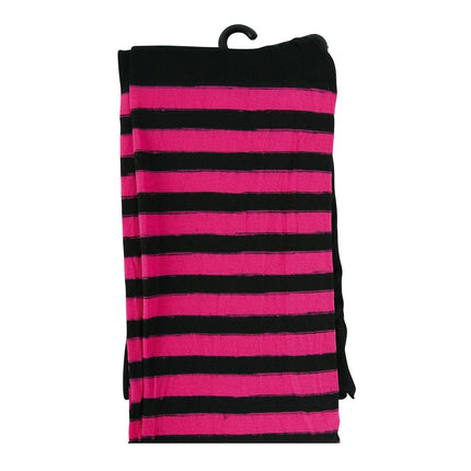 Collant Halloween Bambino Nero Rosa a righe