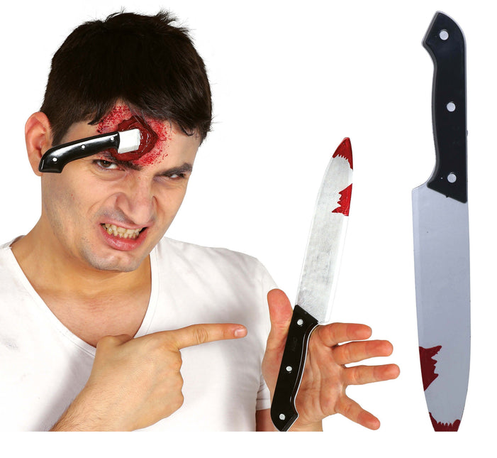 Coltello insanguinato di Halloween 30 cm