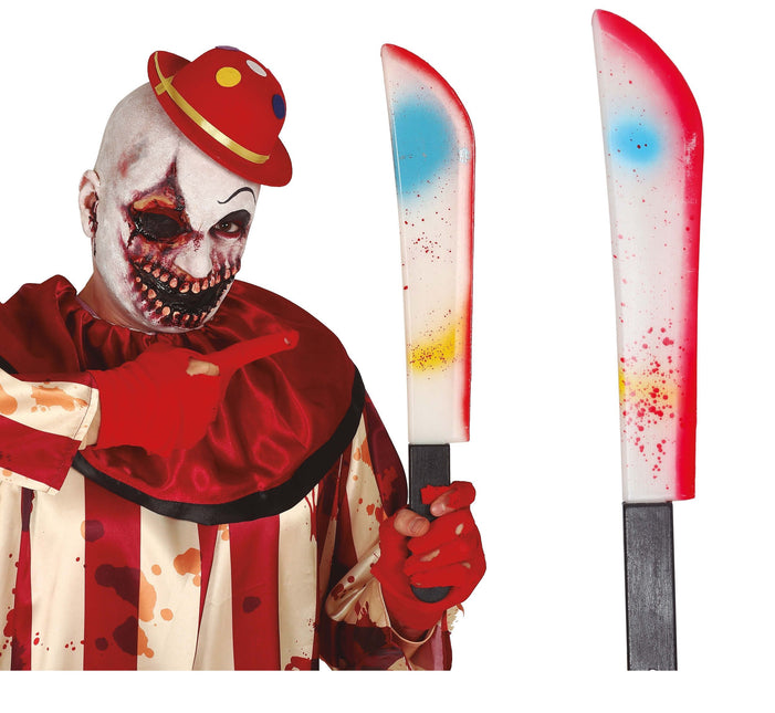 Machete di Halloween multicolore 54 cm