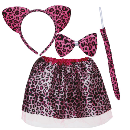 Set leopardato rosa