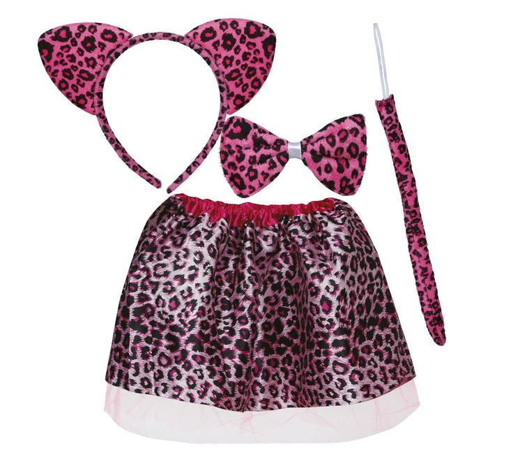 Set leopardato rosa